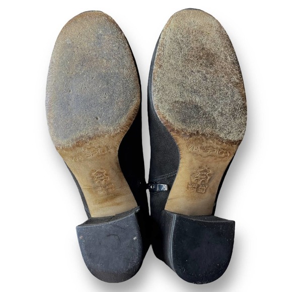 Via Spiga Fito Ankle Boots Women’s Black Suede Size 8.5M - Picture 7 of 11